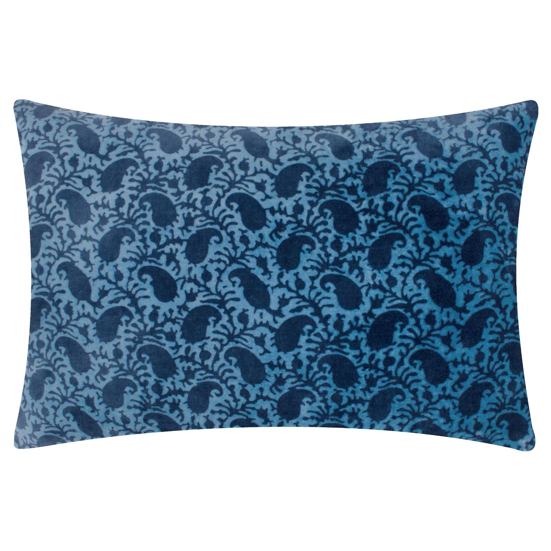 Paoletti Boteh Velvet 100% Cotton Cushion Cover