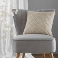 Catherine Lansfield Cosy Diamond Faux Fur Soft Touch 43x43cm Cushion