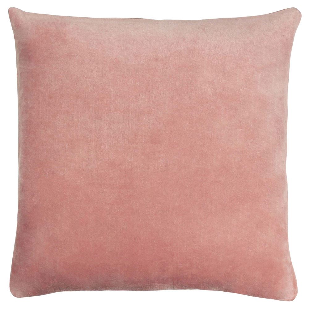 Furn Solo Plain Velvet 100% Cotton Cushion Cover