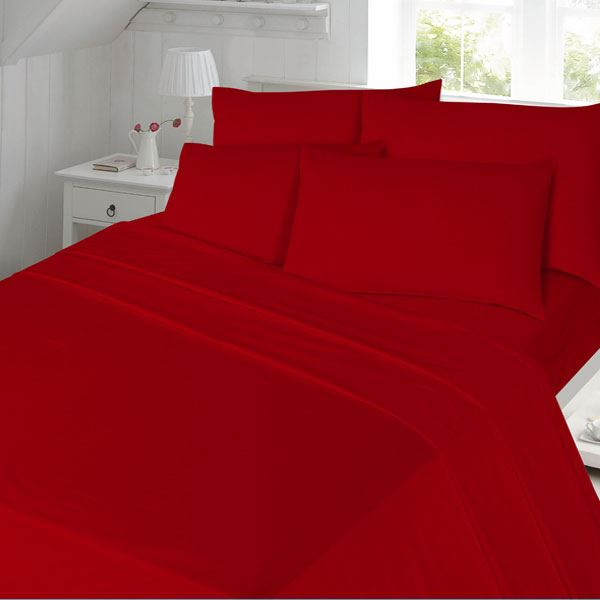 Night Zone Plain Dyed 100% Brushed Cotton Flannelette Extra Deep Fitted Sheet