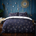 Furn Style Lab Zodiac Constellations Print Reversible Duvet Cover Set