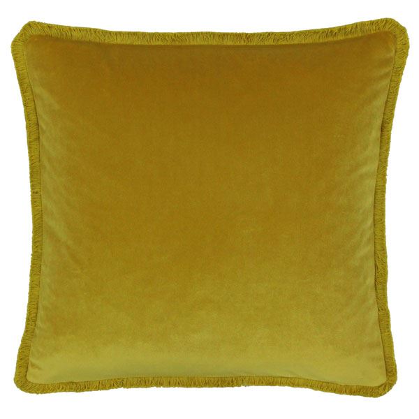 Riva Paoletti Freya Fringed Cushion Cover, 45 x 45 Cm