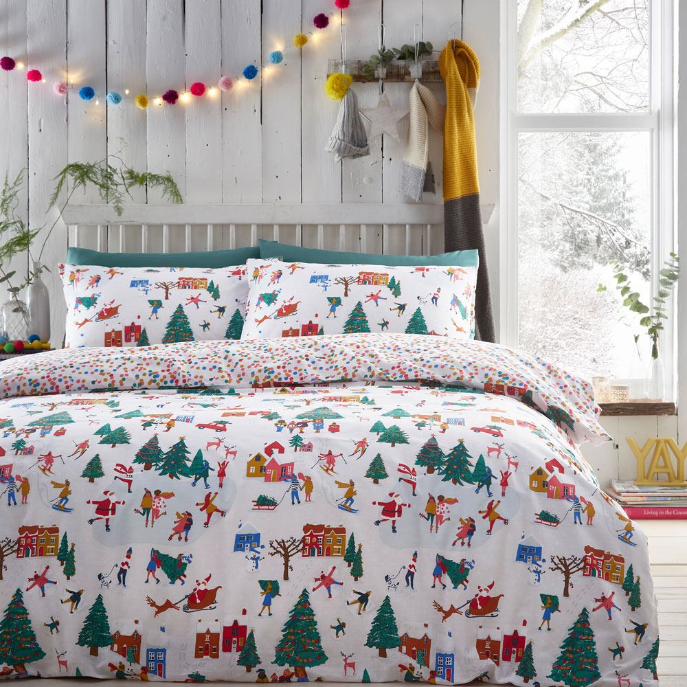 Furn Christmas Together Reversible Duvet Cover Set