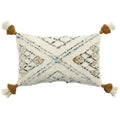 Furn Atlas Tufted Texture 100% Cotton Tasselled Cushion Cover