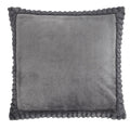 Catherine Lansfield Velvet and Faux Fur Soft Touch 55x55cm Cushion
