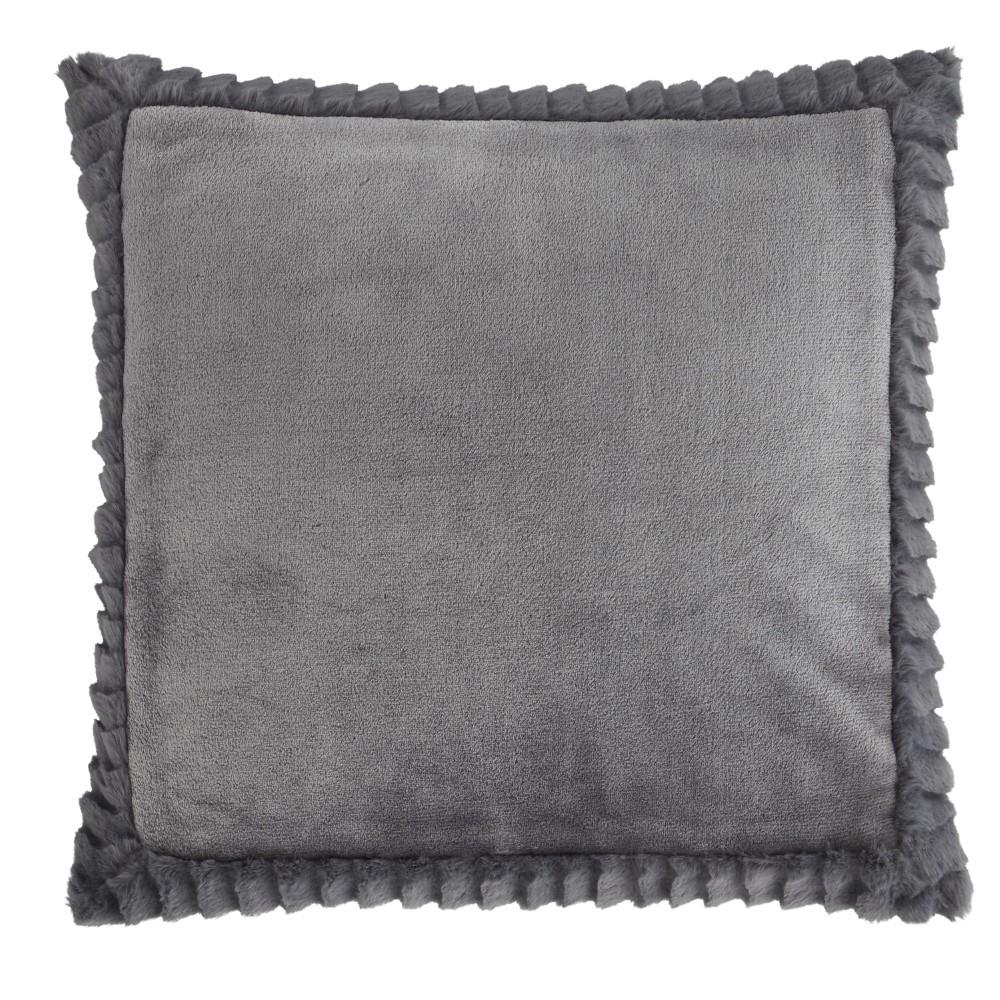 Catherine Lansfield Velvet and Faux Fur Soft Touch 55x55cm Cushion