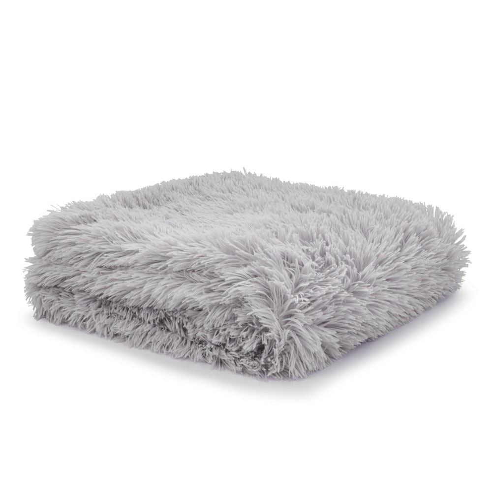 Catherine Lansfield Cuddly Deep Pile Shaggy Faux Fur Fleece Throw, 150 x 200 Cm