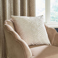 Catherine Lansfield Geo Cut Velvet Deco Filled Cushion