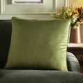 Appletree Heritage Harlan Soft Velvet Piped Edge Filled Cushion