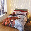 Catherine Lansfield Merry Christmoo Easy Care Reversible Duvet Cover Set
