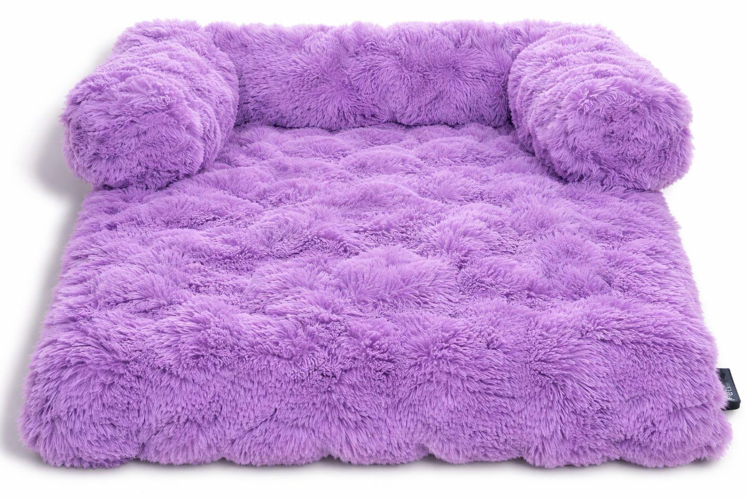Night Zone Super Soft Plush Square Sofa Pet Bed