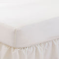 Charlotte Thomas Plain Dye 180 Thread Count Polycotton Percale Fitted Sheet, Ivory, Super King