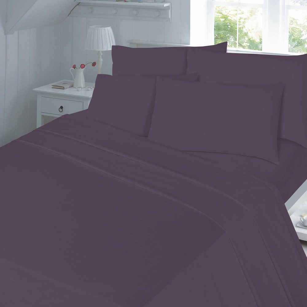 Night Zone Polycotton Percale 180 Thread Count Fitted Sheet