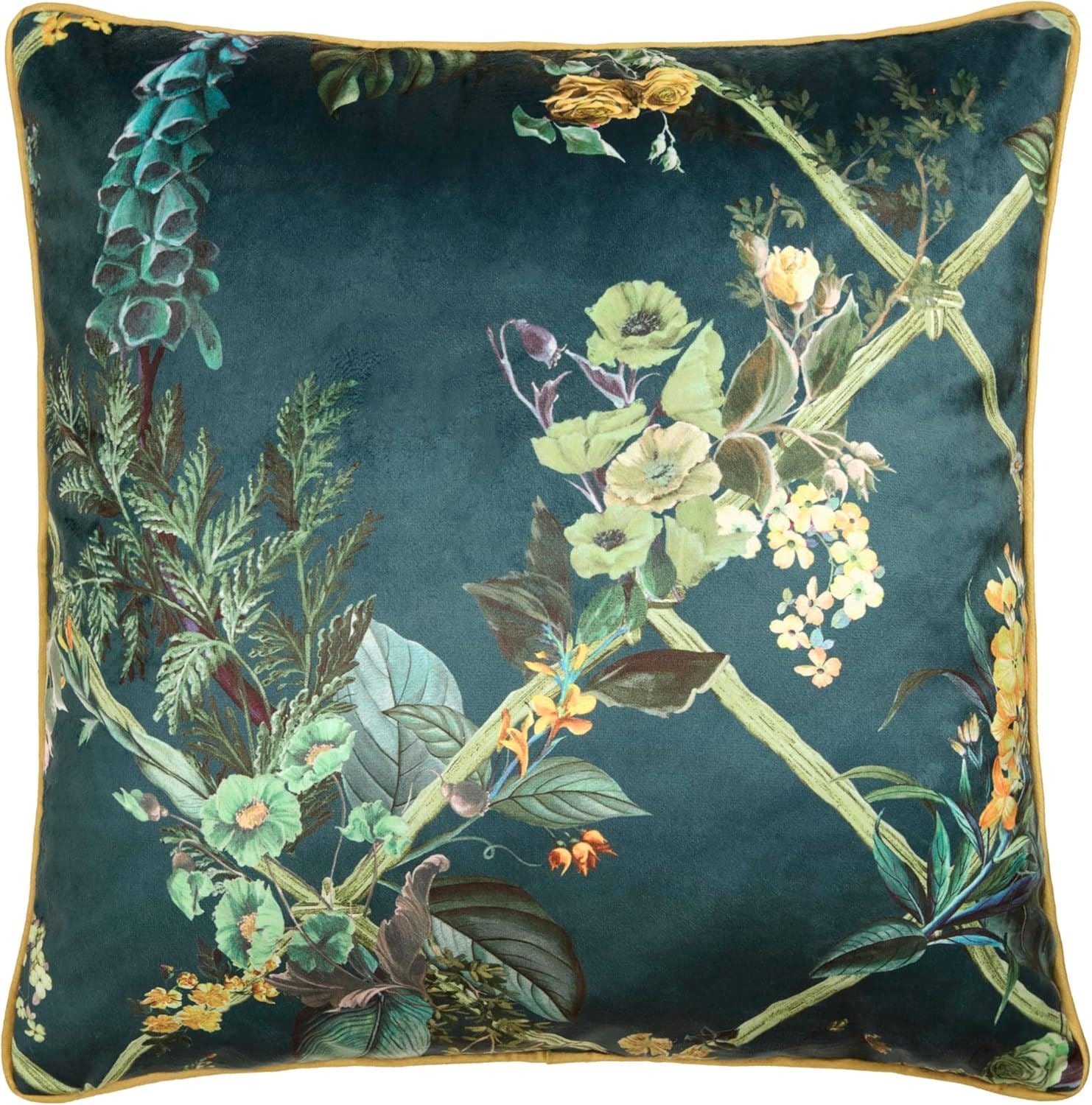 Laurence Llewelyn Bowen Cotswold Fantasia Velvet Piped Edge Cushion Cover