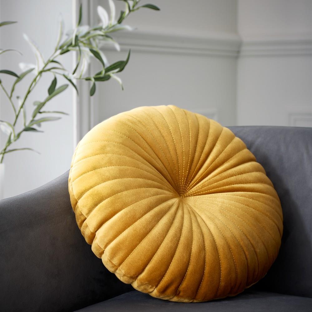 Catherine Lansfield Round Cushion Soft Touch 40x40cm Cushion