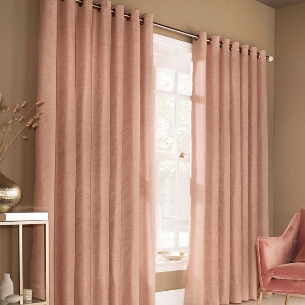Furn Himalaya Jacquard Eyelet Lined Curtains