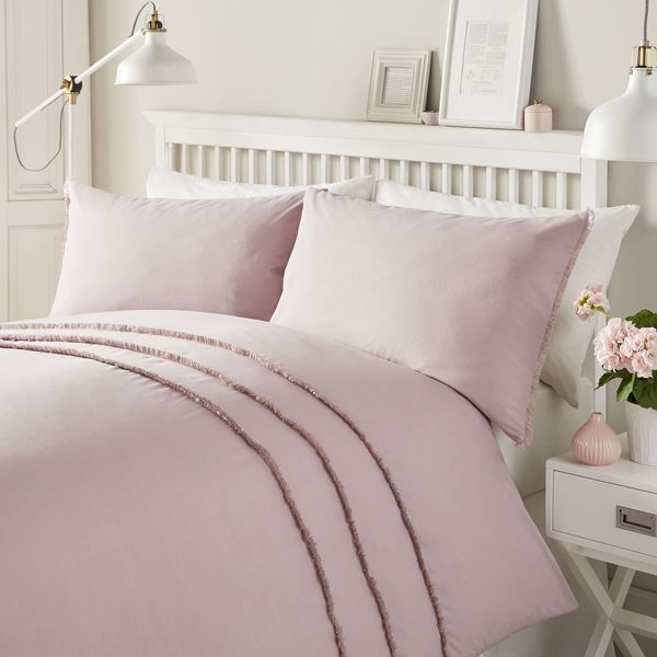 Serene Tassels Cotton Rich Duvet Cover Set