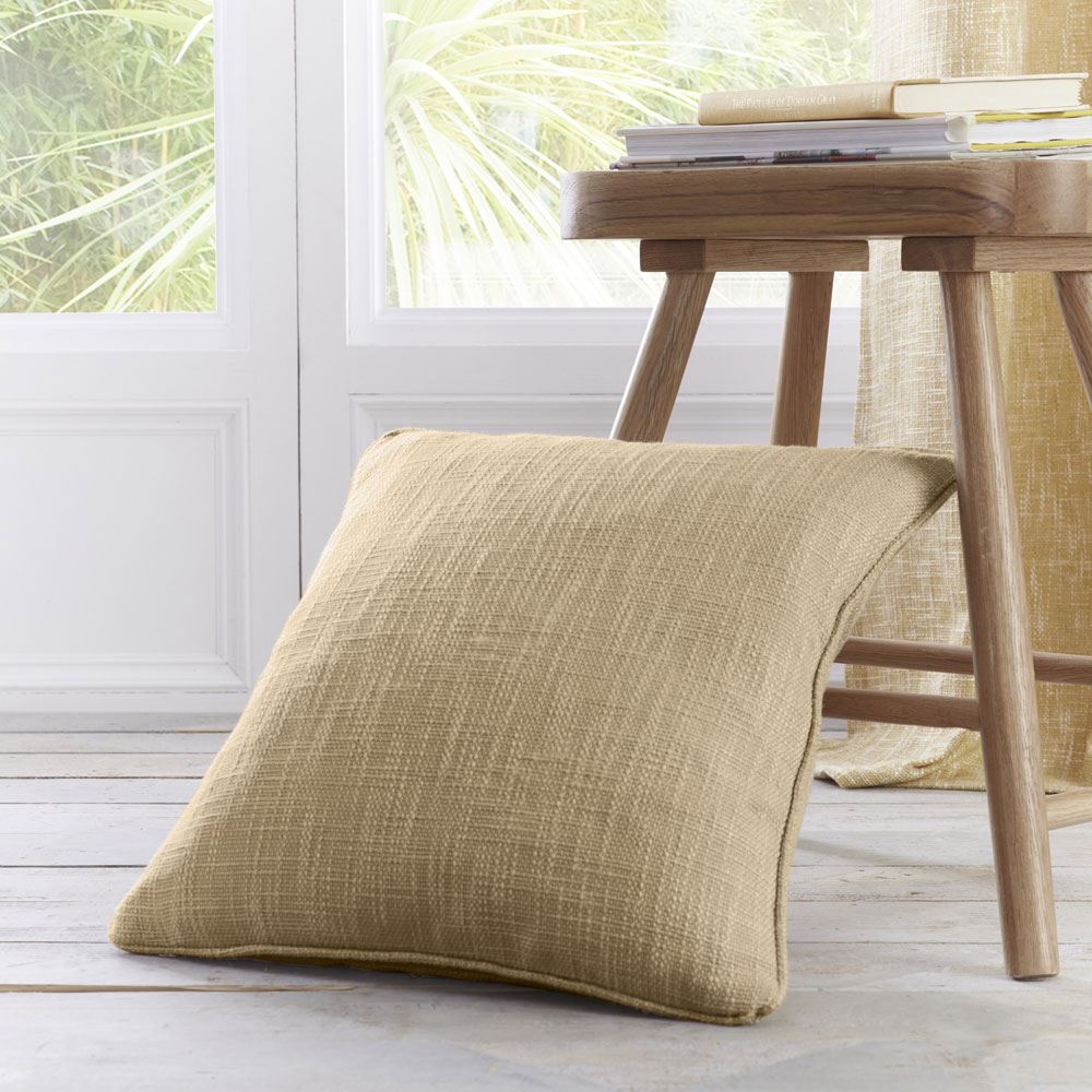 Appletree Loft Boucle Textured Weave Jacquard Piped Edge Filled Cushion