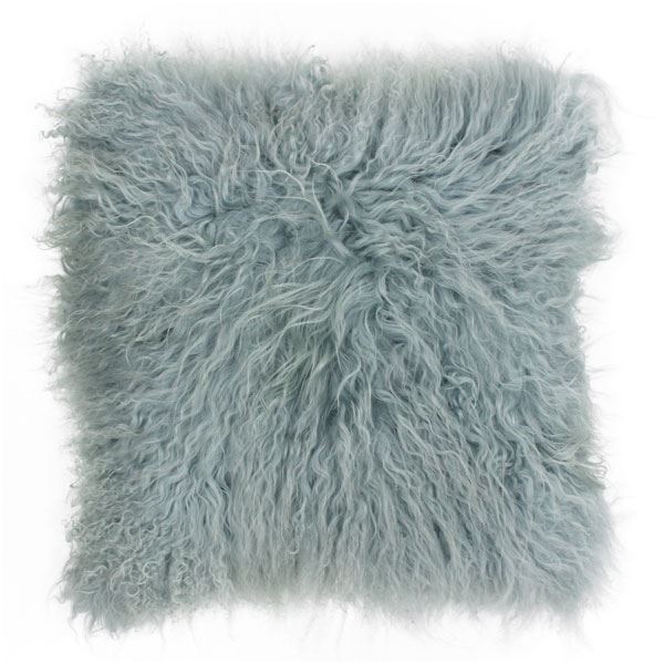 Riva Paoletti Mongolian Sheepskin Fur Cushion Cover, 40 x 40 Cm