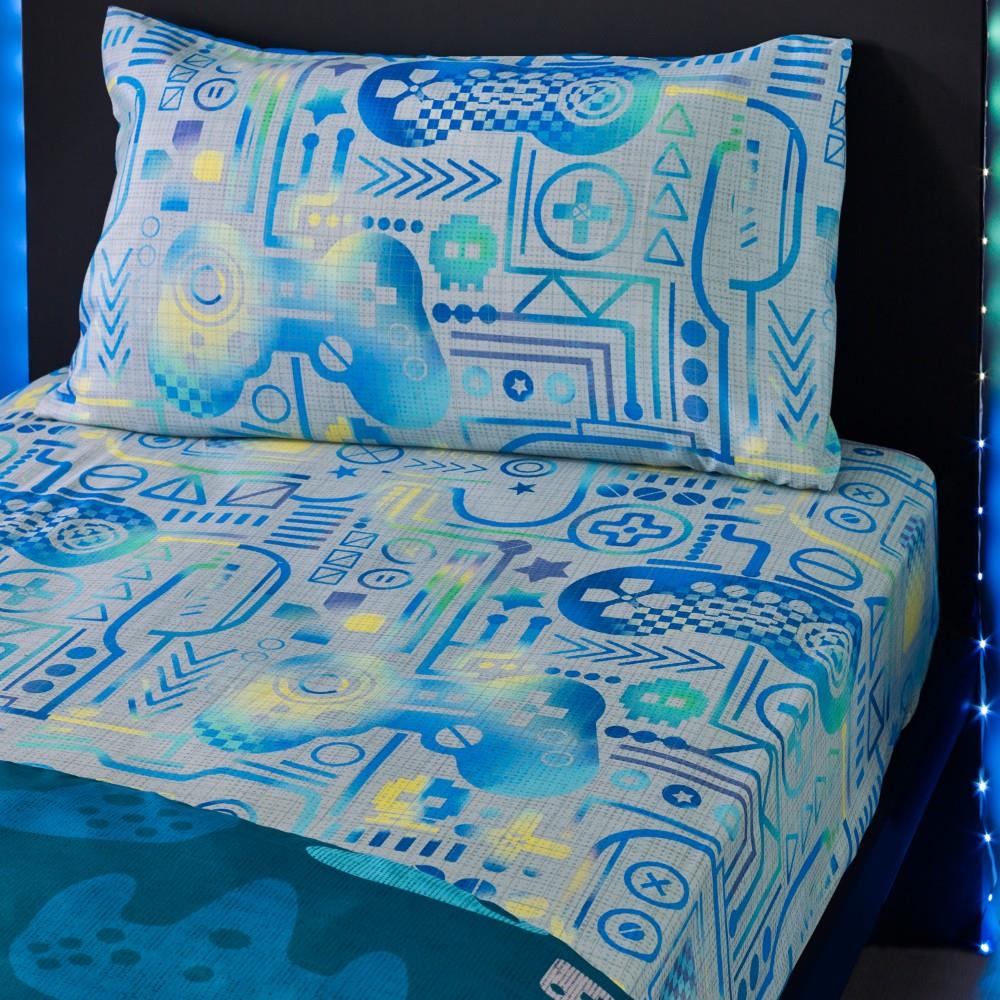 Catherine Lansfield Kids Gamer So Soft Double Fitted Sheet