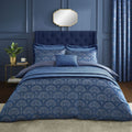 Catherine Lansfield Art Deco Pearl Shell Print Duvet Cover Set