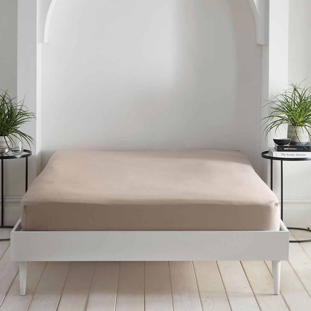 Appletree Cassia 180 Thread Count 100% Cotton Percale Fitted Sheet