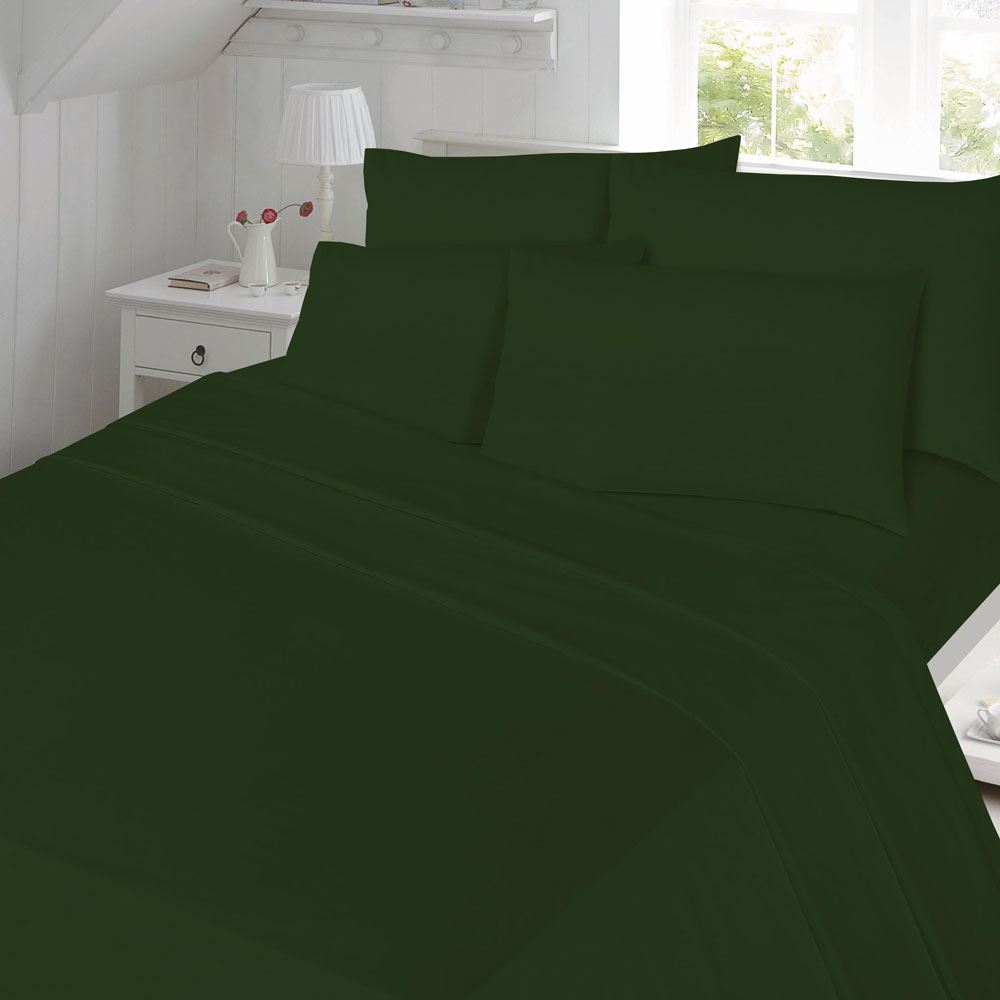 Night Zone Polycotton Percale 180 Thread Count Extra Deep Fitted Sheet