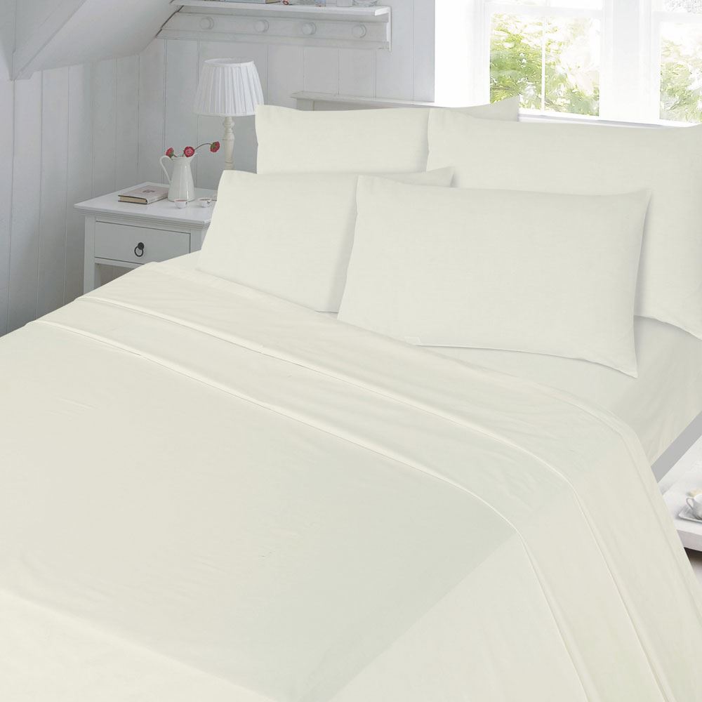 Night Zone Polycotton Percale 180 Thread Count Valance Sheet