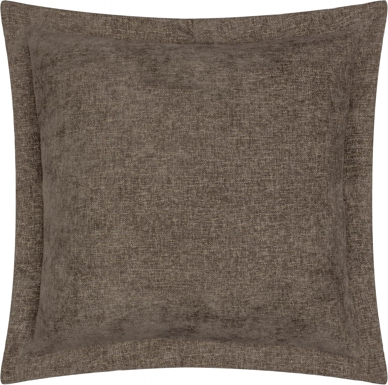 Yard Dune Velvet Chenille Textured Oxford Edge Cushion Cover