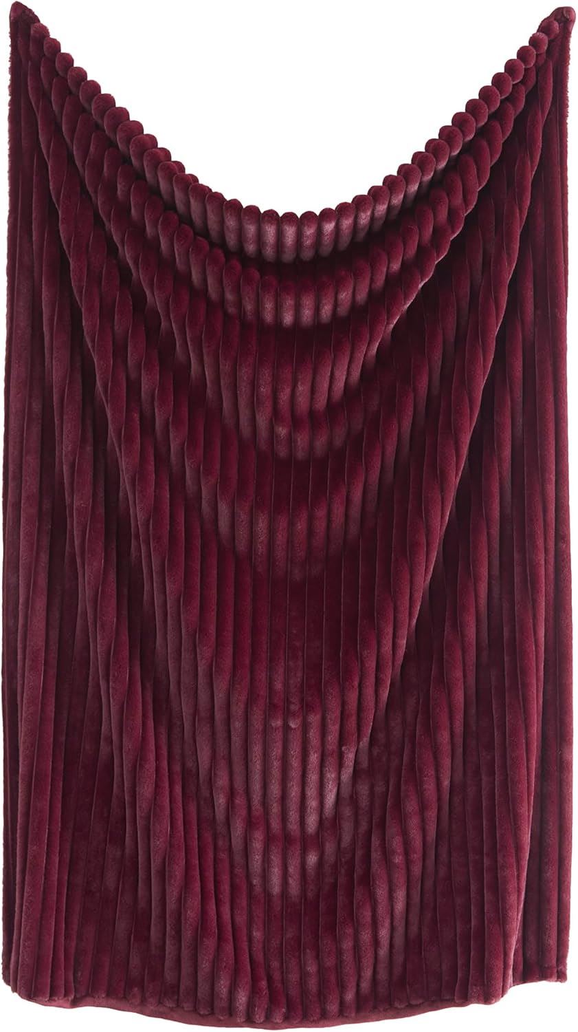 Appletree Hygge Morritz Ribbed Faux Fur Throw