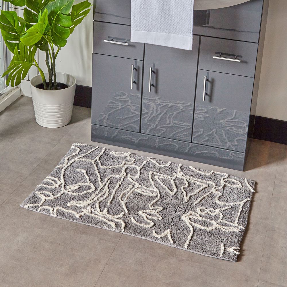 Furn Everybody Abstract 100% Cotton Bath Mat