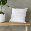 Catherine Lansfield Bee Kind Reversible Piped Edge Filled Cushion