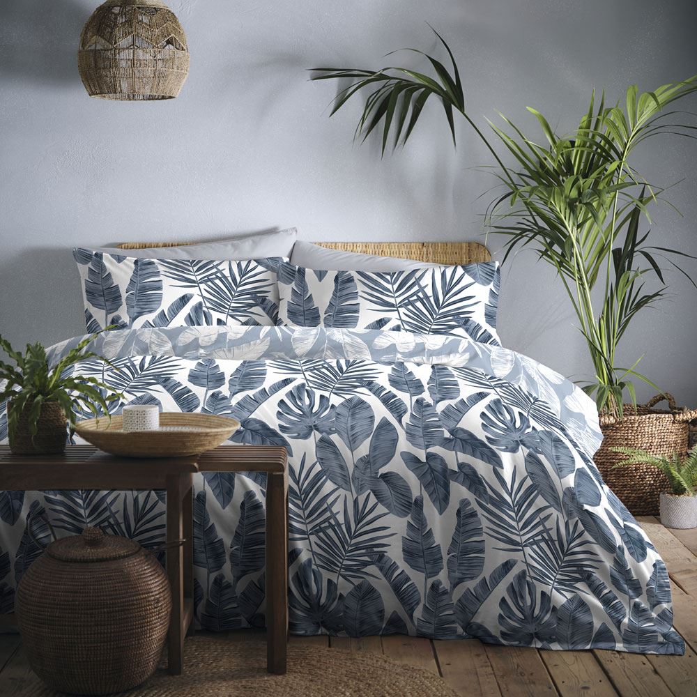 Dreams & Drapes Tahiti Floral Print Easy Care Duvet Cover Set