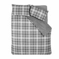 Catherine Lansfield Cosy Sherpa Check Duvet Cover Set