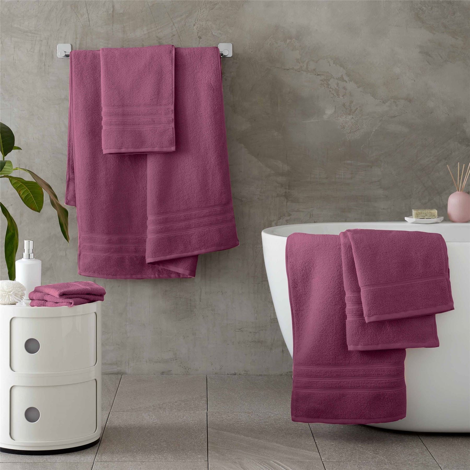 Catherine Lansfield Zero Twist 100% Micro Yarn Cotton Hand Towel