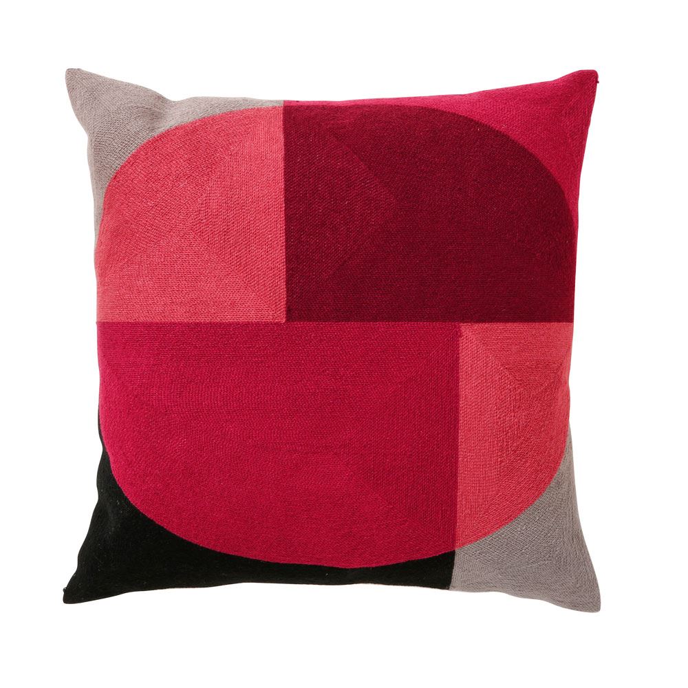 Scatter Box Zodiac Textured Feather Filled Cushion, Pink/Grey, 45 x 45 Cm