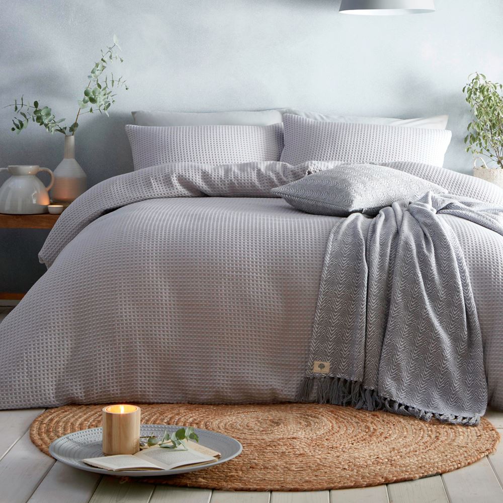 Appletree Loft Westport Waffle Weave Textured Duvet Cover Set