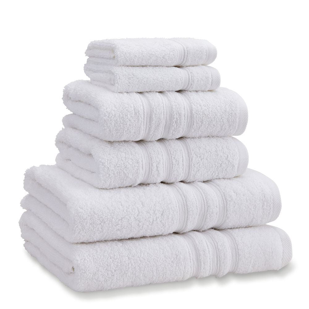 Catherine Lansfield Zero Twist 100% Micro Yarn Cotton 6 Piece Towel Bale