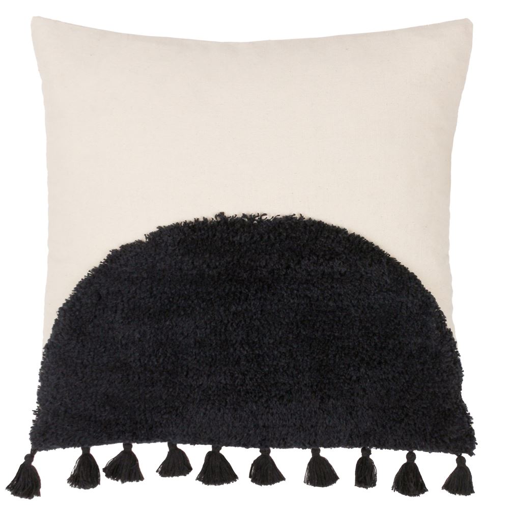 Furn Radian Tufted 100% Cotton Tasselled Cushion Cover