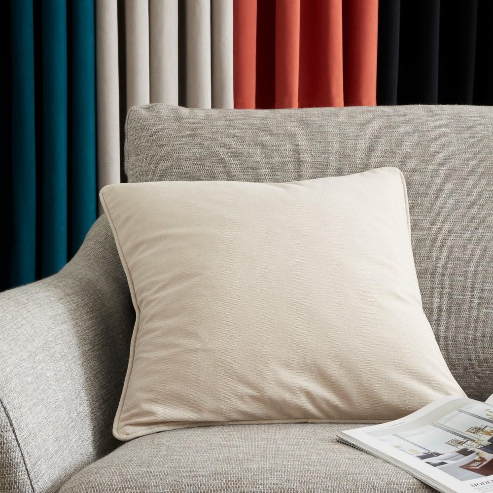 Catherine Lansfield Wilson Velvet Piped Edge Filled Cushion