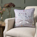 Dreams & Drapes Lodge Colville Hedgehog Velvet Piped Edge Filled Cushion