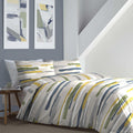 Fusion Clifton Contemporary Print Easy Care Reversible Duvet Cover Set