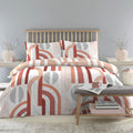 Drift Forward Deko Geomtric Print Reversible Eco-Friendly Duvet Cover Set