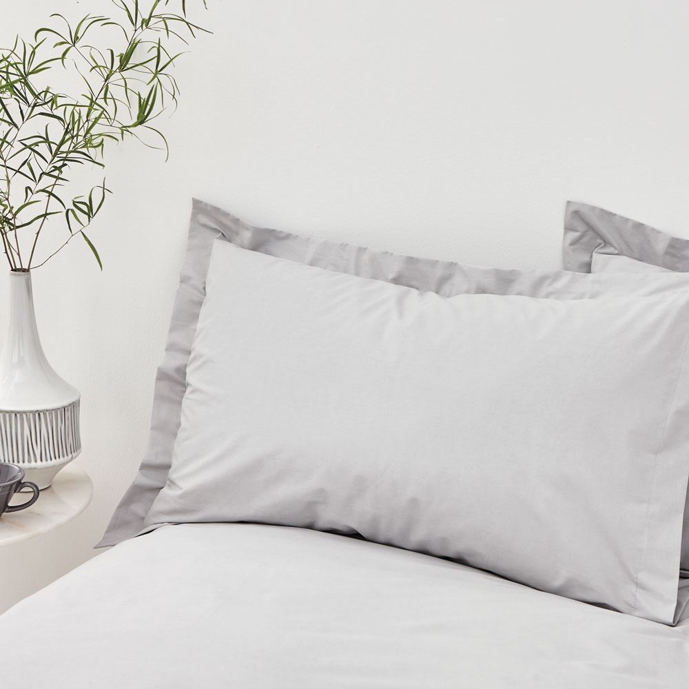 Bianca 100% Organic Cotton 200 Thread Count Oxford Pillow Case