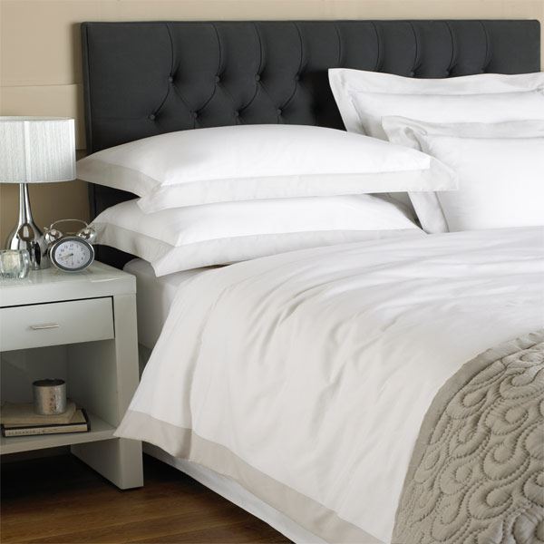 Paoletti Harvard Border Panel Duvet Cover Set