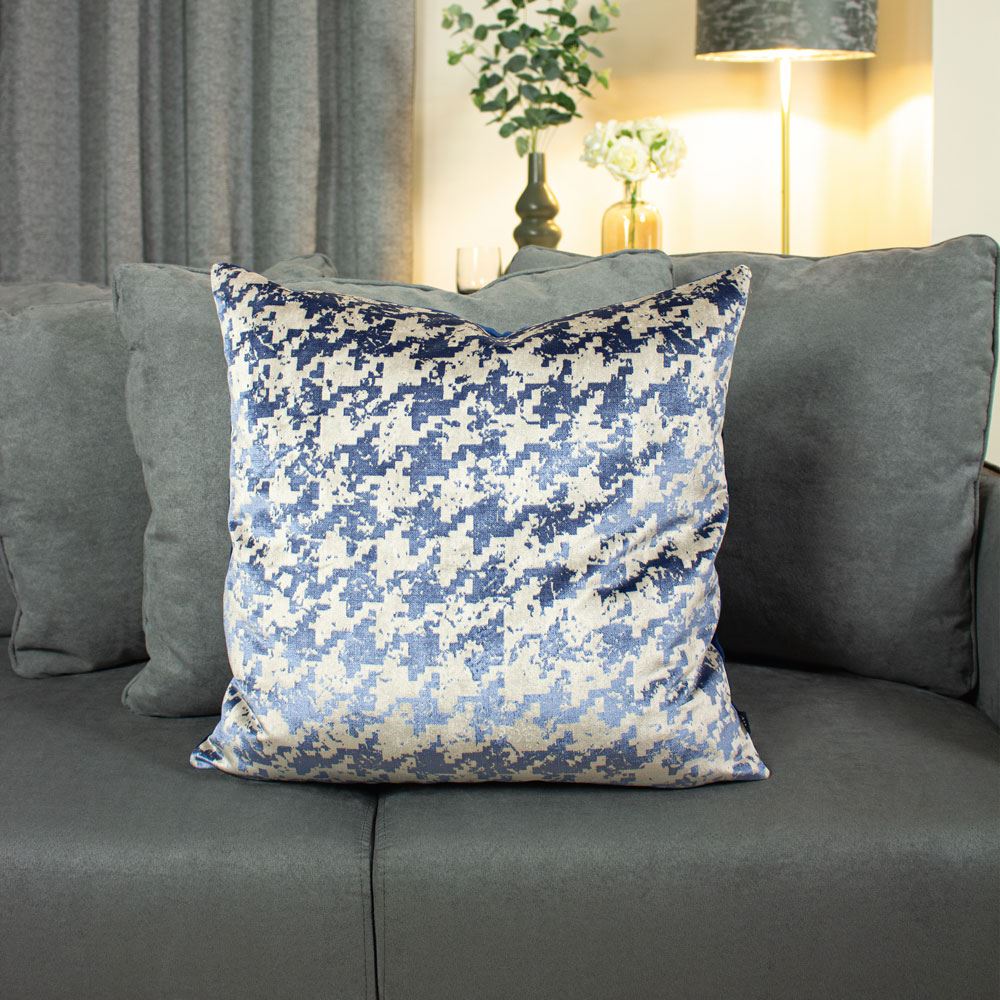 Ashley Wilde Nevado Houndstooth Jacquard Cushion Cover
