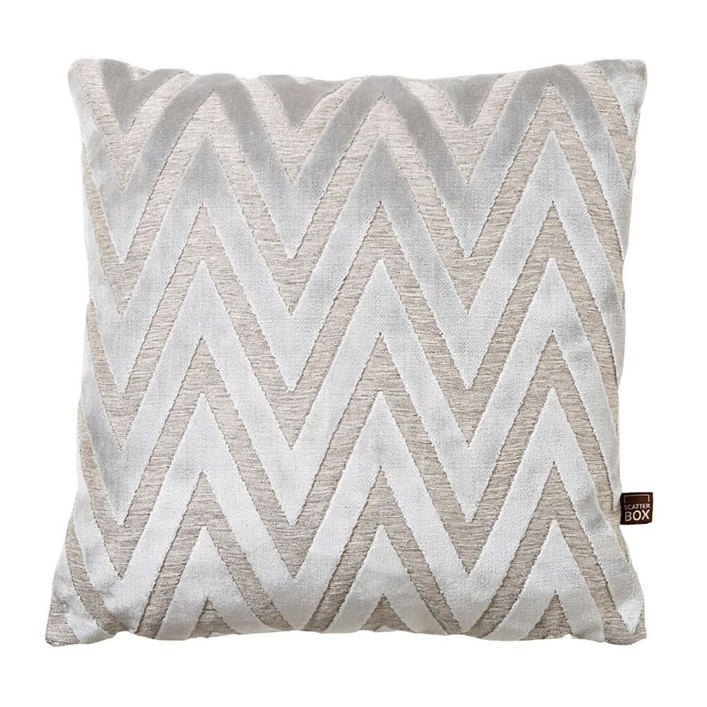 Scatter Box Bowie Cut Velvet Feather Filled Cushion