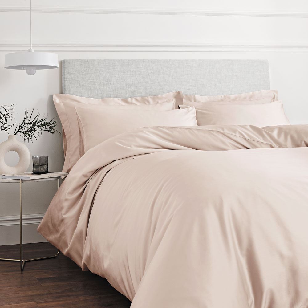 Bianca 100% Cotton Sateen 400 Thread Count Duvet Cover Set