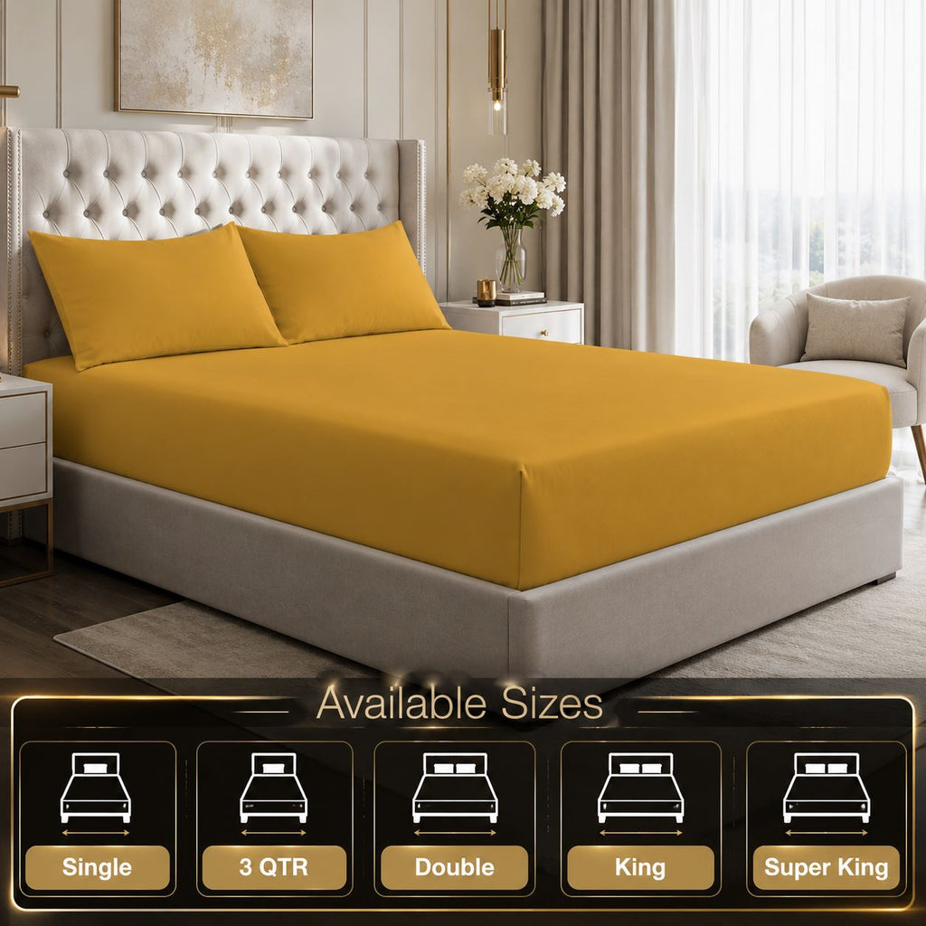 Night Zone Easy-care extra deep fitted sheets