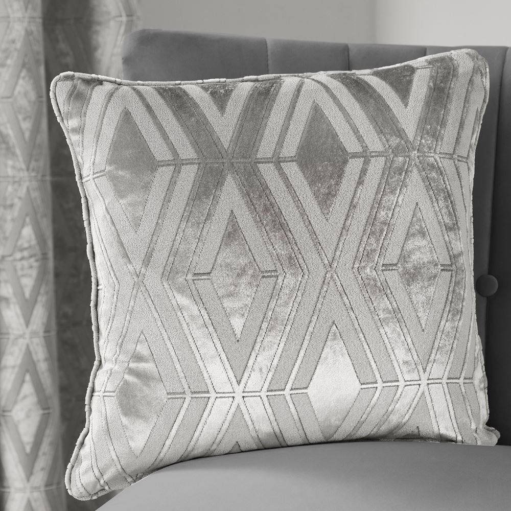 Curtina Marco Geometric Woven Jacquard Filled Cushion